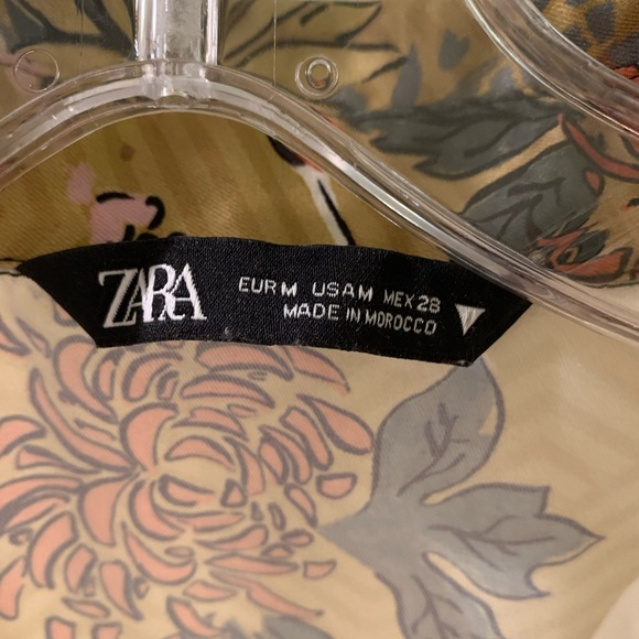 Zara long printed blouse - Picture 4 of 5